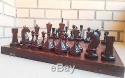 Soviet 50s tournament chess set vintage USSR old grandmaster russian antique