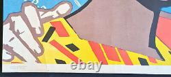 Soviet African Vietnam Women Rare Retro Vintage Ussr Russian Communist Poster