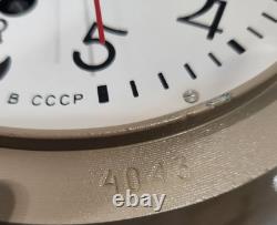 Soviet Era Russian Vostok Boat/Ship Submarine Navy Clock /Key? Free Shipping