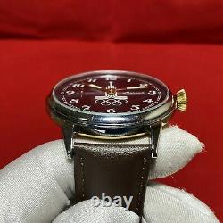Soviet Mechanical Wristwatch Russian USSR Vintage WristWatch Men's Olimpic Game