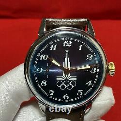 Soviet Mechanical Wristwatch Russian USSR Vintage WristWatch Men's Olimpic Game