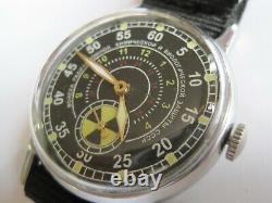 Soviet Men's Watch Pobeda Radiation Troops Russian Mechanical Watch Vintage USSR