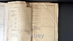 Soviet Officer's personal file lieutenant colonel Repressed 1937 USSR Russian