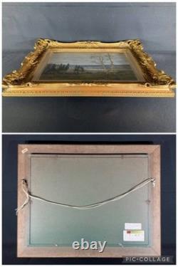 Soviet Oil Painting Osenov Russian Landscape Birch Trees Signed USSR Art