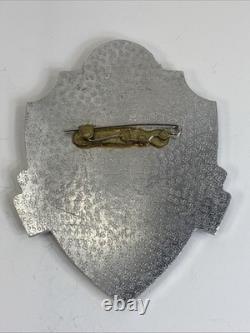 Soviet Police Patrol Badge USSR Russian Hammer Sickle Vintage Pinback 36B78