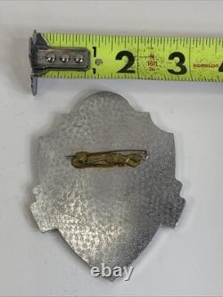 Soviet Police Patrol Badge USSR Russian Hammer Sickle Vintage Pinback 36B78