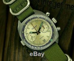 Soviet Poljot Chronograph 3133 Shturmanskie Russian Mechanical Watch Serviced
