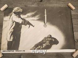 Soviet Propaganda Poster Koretsky Afghanistan Anti US Cold War Russian USSR