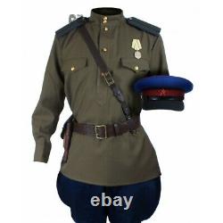 Soviet Red Army Russian military Officer's NKVD USSR uniform with Hat M43