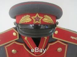 Soviet Russian 1955 Kremlin Guards Honor Unit Jacket and Visor Hat Set