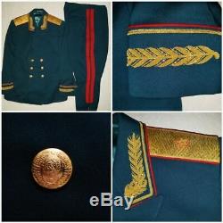 Soviet Russian Army General parade uniform tunic pants 1980th USSR