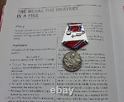 Soviet Russian CCCP USSR Rare Medal for Bravery in a Fire