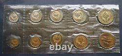 Soviet Russian COINS Set 1968 RUSSIAN SOVIET USSR COIN SET VERY RARE RRR