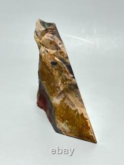 Soviet Russian Communist Propaganda Cabinet Paperweight Gild Lenin Jasper Rock