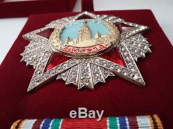 Soviet Russian Highest Award Ww2 Order Of Victory 1945. Swarovski Crystals Copy