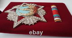 Soviet Russian Highest Award Ww2 Order Of Victory 1945. Swarovski Crystals Copy