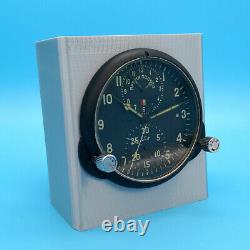 Soviet Russian MIG Clock AChS-1M Cockpit Military Aircraft Man Cave Desktop