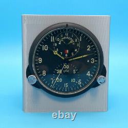 Soviet Russian MIG Clock AChS-1M Cockpit Military Aircraft Man Cave Desktop