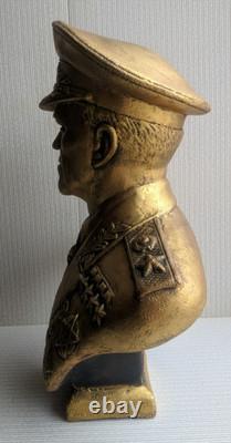 Soviet Russian Marshal USSR ZHUKOV Big bust statue figurine statue H=30 cm