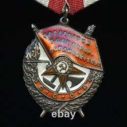 Soviet Russian Medal Order of the Red Banner 1944 FRUNZE ACADEMY COLONEL
