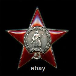 Soviet Russian Medal Order of the Red Star, Navy Colonel, Siege of Leningrad