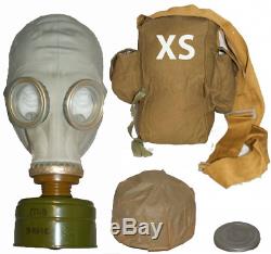 Soviet Russian Military Gas mask GP-5. Grey rubber. NEW Full set. Size 0