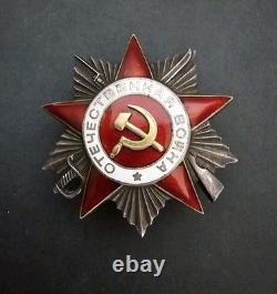 Soviet Russian Order of the Patriotic War 2nd Class Original Medal #268953