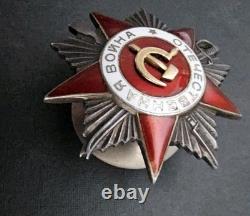 Soviet Russian Order of the Patriotic War 2nd Class Original Medal #268953