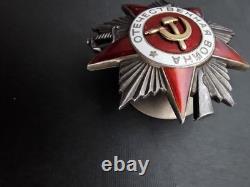 Soviet Russian Order of the Patriotic War 2nd Class Original Medal #268953