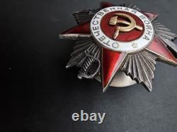 Soviet Russian Order of the Patriotic War 2nd Class Original Medal #268953
