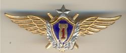 Soviet Russian Order red Medal star Banner badge Air Force Pilot wings(1504)