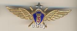 Soviet Russian Order red Medal star Banner badge Air Force Pilot wings(1504)