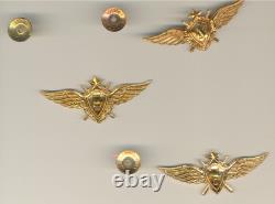 Soviet Russian Order red Medal star Banner badge Air Force Pilot wings(1504)