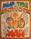 Soviet Russian Original Poster Peace Labor May Ussr Propaganda Happy Family