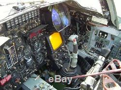 Soviet Russian Pilot Fighter Jet Aircraft Su24M Cockpit Control Column Joy stick