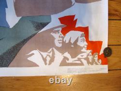 Soviet Russian Poster 1974 Very Rare, 100% Original