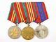 Soviet Russian Russia Ussr Ribbon Bar 3 Long Service Mvd Moop Badge Medal Order