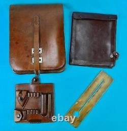 Soviet Russian Russia USSR WW2 Officer's Leather Bag Pouch Map Case