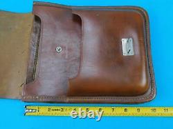 Soviet Russian Russia USSR WW2 Officer's Leather Bag Pouch Map Case