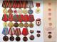 Soviet Russian Set 20 Medals, Badges With 6 Documents Of Veteran Ww2, Army Ussr