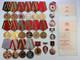 Soviet Russian Set 23 Medals, Badges, 9 Documents Of Veteran Ww2 Army Ussr Wwii