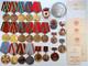 Soviet Russian Set 24 Medals, Badges With 8 Documents Of Veteran Ww2, Army Ussr