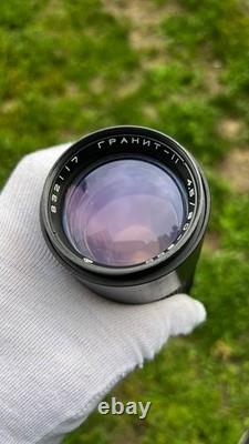 Soviet Russian Telephoto Lens Granit-11 4.5/80-200mm Vintage USSR Zoom Lens