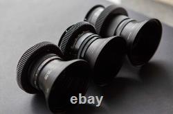Soviet / Russian / USSR 37/58/85/135mm Cine Mod Lenses Set For Canon EF Mount