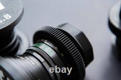 Soviet / Russian / USSR 37/58/85/135mm Cine Mod Lenses Set For Canon EF Mount