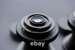 Soviet / Russian / USSR 37/58/85/135mm Cine Mod Lenses Set For Canon EF Mount