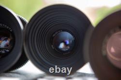 Soviet / Russian / USSR 37/58/85/135mm Cine Mod Lenses Set For Canon EF Mount