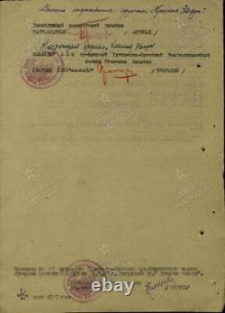 Soviet Russian USSR Complete Documented Group with 2 Bravery Medals