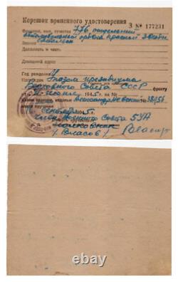 Soviet Russian USSR Documented Order of Nevsky to REGIMENT