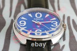 Soviet Russian USSR Mechanical Vintage watch BIG ZERO Raketa cal. 2609 NOS! NEW